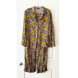 Liberty of London Silk Pajamas Medium